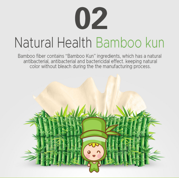 1x Bamboo Facial Tissue [READY STOCK] 3 ply 405 pieces RM0.02 per