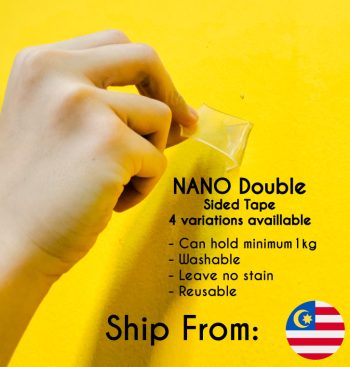 tape-3 1. It can be easily cut to any size! Making it the best Gel Pad solution on the market! 2, It is easily removable and will not damage your walls or surfaces! 3, Washable and Infinitely reusable! 4,One roll is the equivalent of approximately 71 Standard sized Gel / Nano Pads! 5,Can hold items up to 1 KG on smooth surfaces 6, With a 2mm thickness, The Gel Grip Tape will stick to almost any smooth, clean and non-porous surface and stay there! 7, Will work in perfectly in a temperature range from -16C or above 120C 8, Non-Toxic, Recyclable and Eco-Friendly - The Gel Grip Tape is safe and Non-Toxic and when you're done with it, it can easily be recycled. Nano double sided tape Order Now