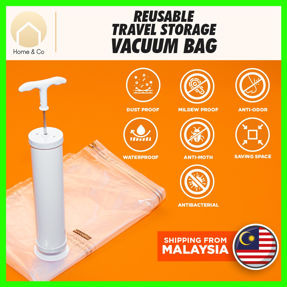 Vacuum Bag Storage Saving Space Seal Bag Condition: 100% Brand New and High Quality When storing away as the airtight/watertight seal will prevent mould, moisture, musty odours, moths, dirt or dust.