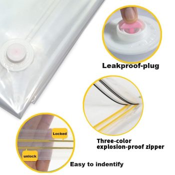 WhatsApp Image 2021-04-17 at 19.25.12 READY STOCK IN KL | Follow our store for special discount Description : Ecofriendly, waterproof,mould proof, mothproof,resuable,portable Vacuum Bag Storage Saving Space Seal Bag Condition: 100% Brand New and High Quality When storing away as the airtight/watertight seal will prevent mould, moisture, musty odours, moths, dirt or dust. Easy to use, just any household vacuum with a hose to remove the air and Shrink storage up to 75% Easily stored anywhere , basement, under bed, in suitcase etc. It is REUSABLE Material: PA+PE plastic Product Dimension : 1. 40cm x 60cm Suitable for: 5-10 plush dolls 2. 70cm x 50cm 15 - 20 Clothes 3. 80cm x 60cm 2-3kg pillows 4. 100cm x 80cm 4-6kg quilts 5. Hand Pump (To be purchased separately from us) Vacuum Bag,vacuum bag for clothes