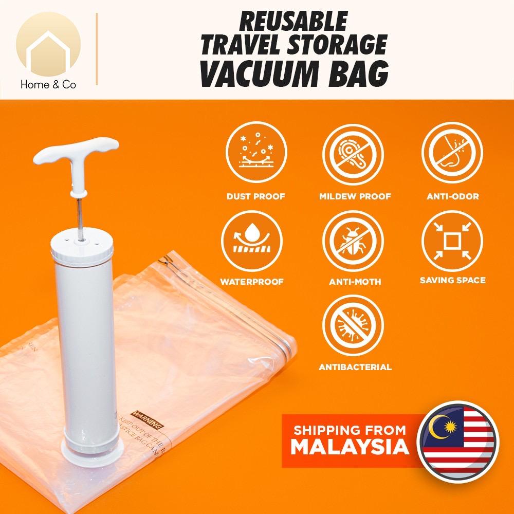 Anti-Bacterial Vacuum Storage Bags Reusable Vacuum Pack Bag Vacuum