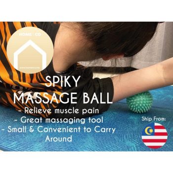 WhatsApp Image 2021-04-17 at 20.15.15 Spiky Ball for Massage & Tiny Easy to Carry Around. Body massage relieve pain on muscle. Good to use on shoulder and back. SELF Myofascial release or trigger point therapy quickly helps to relieve tight muscle IMMEDIATELY ‼️ How to use: When rolling the ball along the muscles, the spikes on the balls release tightness on the muscles that is due to myofascial trigger point. Those are the “knots” that are formed in the muscle due to prolonged poor posture or muscle overuse. When to use spiky massage ball? (Any aches and pain, injuries etc) - Upper and lower back pain - Shoulder pain - Neck pain - Tightness in the hamstring, buttocks - Carpal tunnel syndrome - Plantar fasciitis spiky massage ball, spiky ball for massage