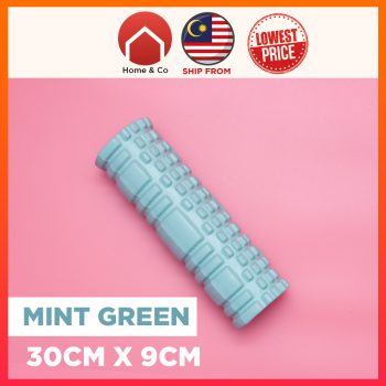 7 Foam roller Massager is perfect for you to relax your muscle before and after workout . It prevents muscle cramp and improve muscle growth. It can use for back massage and suitable for all ages.It can withstand up to 120KG. Perfect grove for the best effect Dimension ; 33cm (L) x 13cm (D) / 30cm x 9cm Foam Roller,foam roller massager