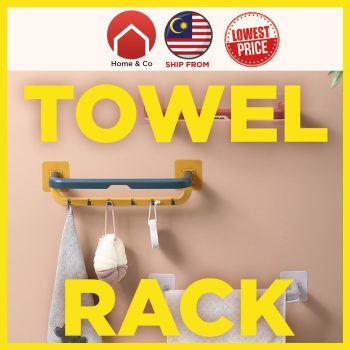 IMG_1566 Multipurpose RACK & Hook Suitable for Bathroom OR Toilet Stick ON - without drilling. Super strong adhesive on wall / glass / ceramic. Foldable to save space Can hold up to 3 kg CAN BE USED AS : Towel Hanger Rack ; Bathroom Hand Towel Rack, Cloth Rack, Popular Colour 2021 Suitable for smooth surfaces like glasses, wood, fridge door, marble, ceramic tiles. Steps to install: 1. Cleaning surface with cloth (to remove oil from surface) 2. Install rack onto adhesive tapes 3. Stick on wall & leave for 12 hours or more to make sure adhesive tape stick strongly on surface Order Now