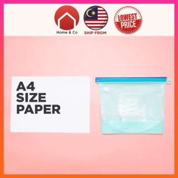 IMG_2838 Reusable silicone food storage bag with extra seal on top. Sizes 500ML.1000ML 1500ML Cook It >> Fridge It >> Store It Can use for Everything! Ideal for travel, school lunches, baby items, cell phones, makeup and more. Home n Co silicone bag is non-toxic and temperature-resistant, it's perfect for safely storing and cooking food. Made of 100% pure silicone and BPA and BPS free It complies with FDA and European food-grade standards. Multicolour available - Multipurpose silicone bag Flexible so can fit your fridge easily. Able to keep solid and liquid. Can be easily cleaned. Microwavable together with your food Colours : Wine Red | Navy Blue | Forest Green | Clear White Sizes: 500ml 19.5cm x 18.8cm x 14.5cm 1000ml 23cm x 17.3 x 18.8cm 1500ml 27.5cm x 21cm x 22.5cm