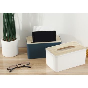 IMG_6957 HNC Modern Wood Design Tissue Box ✅ Made by plastic body and wood painted design colour top to bring up the style in your house ✅ Elegant Style ✅ Nordic design lovers' favourite and top pick ✅ Multicolour available ✅ High Quality & Durable ✅ Fits Majority of the tissue refill pack Size: 21.0 cm * 13.0 cm * 10.0 cm tissue box