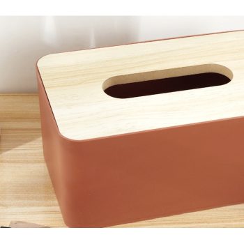 IMG_6958 HNC Modern Wood Design Tissue Box ✅ Made by plastic body and wood painted design colour top to bring up the style in your house ✅ Elegant Style ✅ Nordic design lovers' favourite and top pick ✅ Multicolour available ✅ High Quality & Durable ✅ Fits Majority of the tissue refill pack Size: 21.0 cm * 13.0 cm * 10.0 cm tissue box