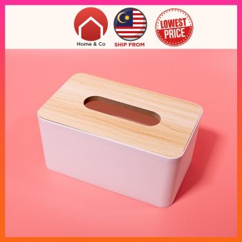 IMG_6961 HNC Modern Wood Design Tissue Box ✅ Made by plastic body and wood painted design colour top to bring up the style in your house ✅ Elegant Style ✅ Nordic design lovers' favourite and top pick ✅ Multicolour available ✅ High Quality & Durable ✅ Fits Majority of the tissue refill pack Size: 21.0 cm * 13.0 cm * 10.0 cm tissue box
