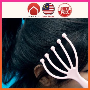 IMG_6989 Scalp Massager Relieve itchiness on head and scalp with the BEST tool 5 fingers liked metal balls to massage scalp Feelings of a masseur High Quality 2 Colours available ; pink & blue scalp massager