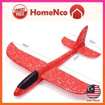 Kids LED Light Hand Throw Airplane Aeroplane Outdoor Launch Flying Foam Glider Toy Gifts Material: EPP foam Size: 49x47x22cm Order Now