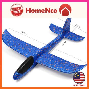 Kids LED Light Hand Throw Airplane Aeroplane Outdoor Launch Flying Foam Glider Toy Gifts Material: EPP foam Size: 49x47x22cm Order Now