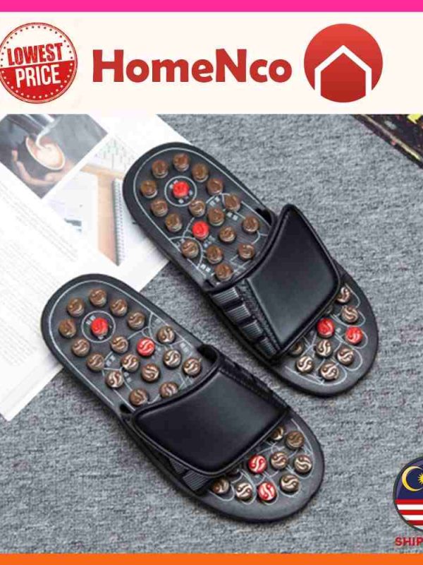 Acupressure Reflexology Foot Healthy Massage Slippers Slipper Sandal Shoe Kasut Selipar Urut