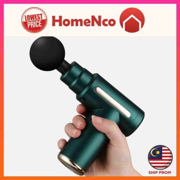 <strong>HNC Massage Gun</strong> <strong>Product Features:</strong> ✔ Material: Metal ✔ Color classification: Emerald Green/ Midnight Black ✔ Product size: 19*14*5cm ✔ Choose according to fitness effect: muscle relaxation ✔ Massage head material: ABS ✔ Battery capacity: 1800mAh ✔ Maximum power: 30W ✔ 6-level variable frequency vibration ✔ Long Lasting Battery ✔ LED digital display massage gun Order Now