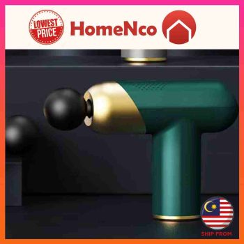 <strong>HNC Massage Gun</strong> <strong>Product Features:</strong> ✔ Material: Metal ✔ Color classification: Emerald Green/ Midnight Black ✔ Product size: 19*14*5cm ✔ Choose according to fitness effect: muscle relaxation ✔ Massage head material: ABS ✔ Battery capacity: 1800mAh ✔ Maximum power: 30W ✔ 6-level variable frequency vibration ✔ Long Lasting Battery ✔ LED digital display massage gun Order Now